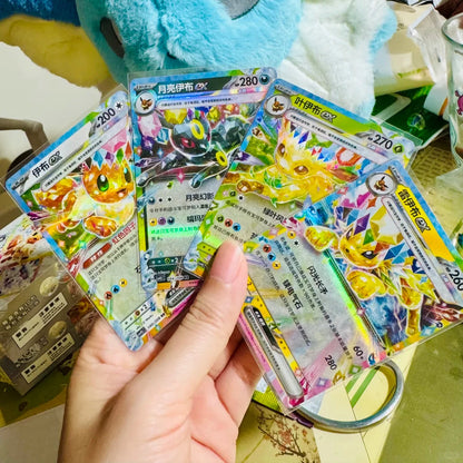 New In Stock Hot Original Pokemon CSV9.5C Terastal Festival ex Eevee Pokemon PTCG SV17.5 Collectible Simplified Chinese Card Toy
