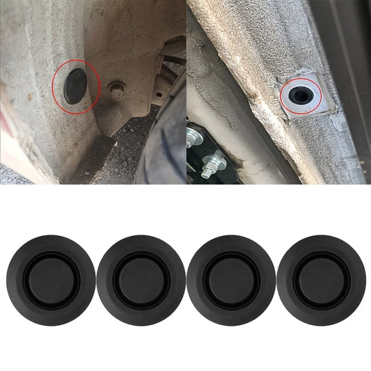 4pcs Car Chassis Dust Plug Car Door Rubber Plug Hole Plug Sealant Plug Screw Hole Plug Cover Waterproof Universal Sealing Plug