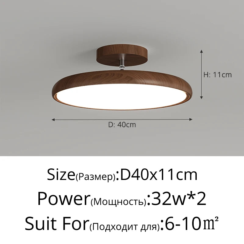 Retro Round LED Ceiling Light Living Room Light Home Hotel Lighting Fixture Bedroom Ceiling Lamp Vintage Children‘s Room Light