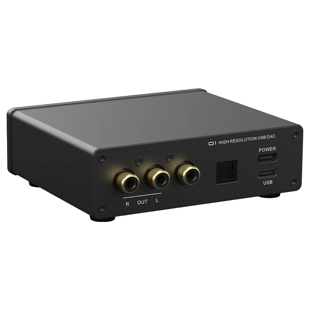 SMSL D1 High-Res Entry-level Audio DAC 768kHz/32bit BD34352EKV With Plug-and-Play USB Simplicity Support Active Speakers