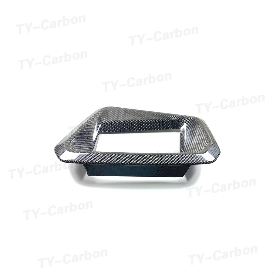 Real Dry Carbon Fiber Car Head Up Protective Frame For BMW G80 G81 G82 G83 G87 M2 M3 M4 2021+ Car HUD Protective Cover Bodykit