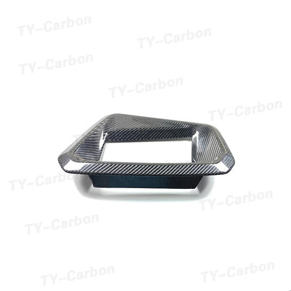 Real Dry Carbon Fiber Car Head Up Protective Frame For BMW G80 G81 G82 G83 G87 M2 M3 M4 2021+ Car HUD Protective Cover Bodykit