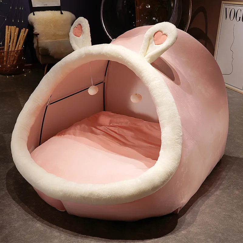 Cute Oversized Adult Child Plush Tent Cozy House Lazy Person Sofa On The Ground Cat's Nest Christmas Cushions Sitting Cushion