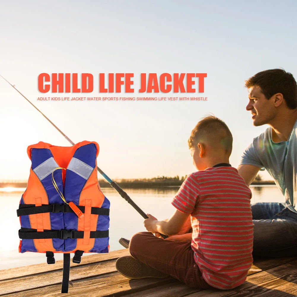 Children's Male and Female Life Jackets Professional High Buoyancy Water Park Learning Swimming Vest Anti Choking Vest ﻿