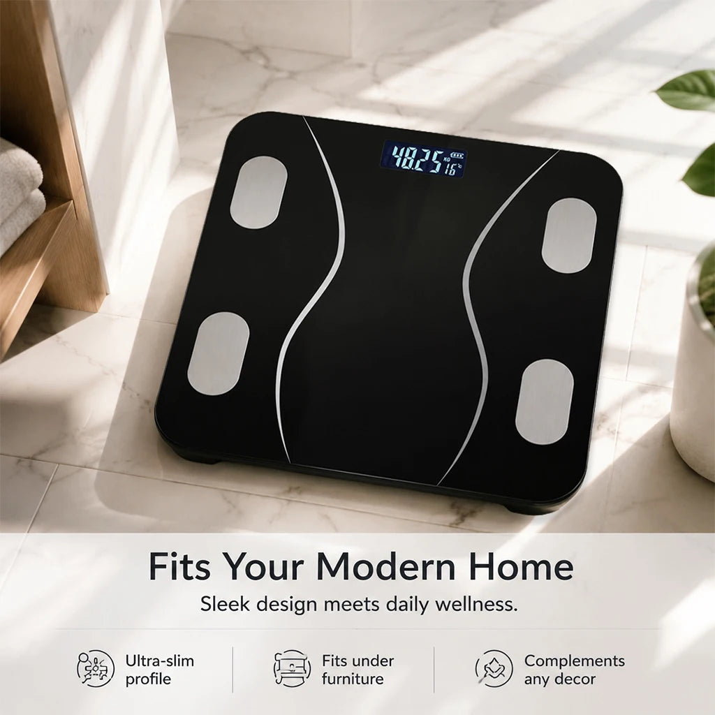 Intelligent High-Precision Digital Weight Scale, Wireless Bathroom Scale, Can Be Connected to App to Synchronize Data
