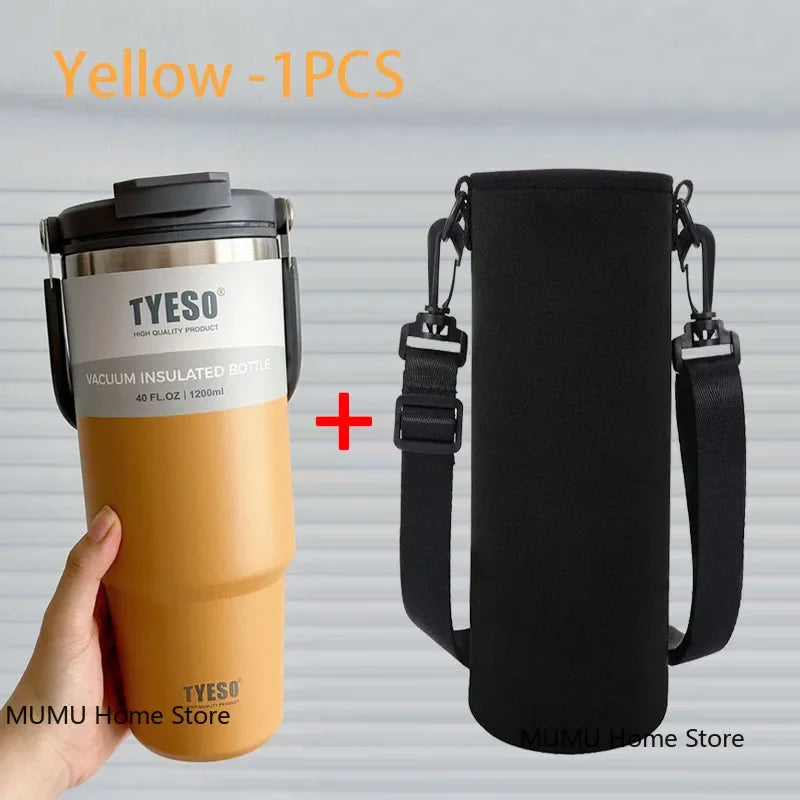 TYESO Coffee Cup Thermos Bottle Stainless Steel Vacuum Thermal Insulated Mug Cold And Hot Travel Mug Vacuum Flask Water Bottle