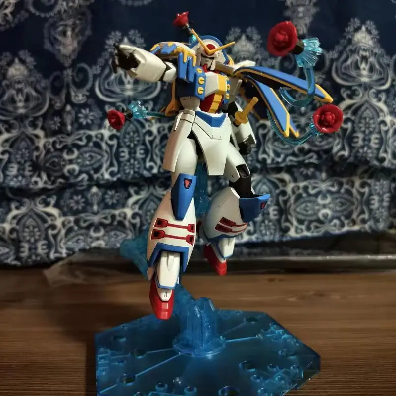 HG 1/144 Mobile Fighter G Rose Mech Assembly Model Kit Action Figure Desktop Decoration Doll Collectible Surprise Gift