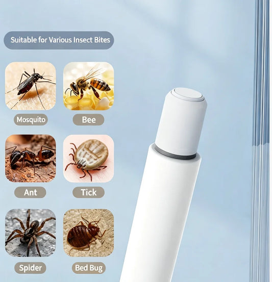 Electronic Mosquito Bite Pen Potable Anti-itch Insect Relief for Outdoor Camping Travel - Household Mosquito Repellent
