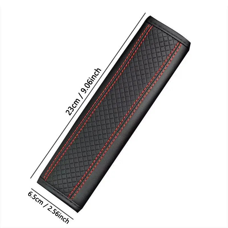 1/2Pcs Car PU Seat Belt Safety Belt Shoulder Cover Soft Breathable Protection Seat Belt Padding Pad Auto Interior Accessories