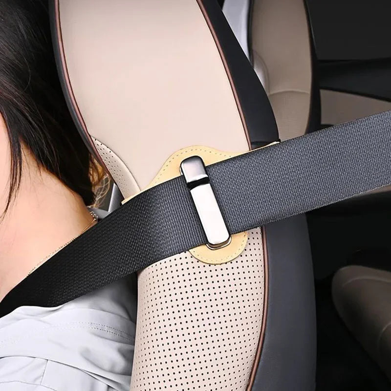 1Pcs Universal Car Seat Belt Fixator, Adjustable Strap Clip Holder, Safety Buckle Positioning Device, Auto Interior Accessories
