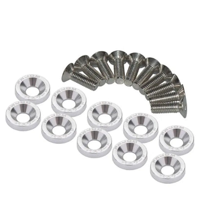 Car Motorcycle Modification Colored Screw Washer DIY Personalized Screw Washers Fasteners Concave Screws Protective Plate Washer