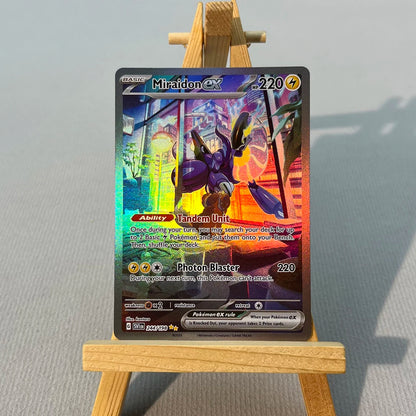 SVI JIG PTCG6-001 Tcg proxy PKM Cards Iono's Bellibolt ex Rare Collection Battle Toys Gifts for Hobbies home play