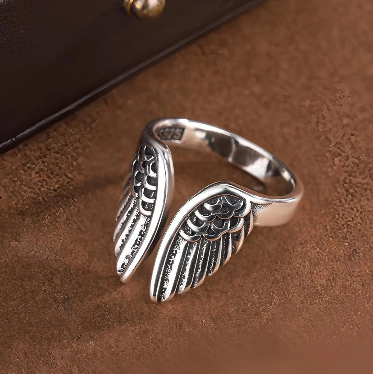 PANJBJ 925 Sterling Silver Geometry Crystal Ring For Women Ellipse Exaggerated Punk Water Drop Open Jewelry Gift Dropshipping