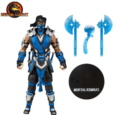 Original Mortal Kombat Sub Zero Scorpion 7" Articulated Action Figure Toys 17cm