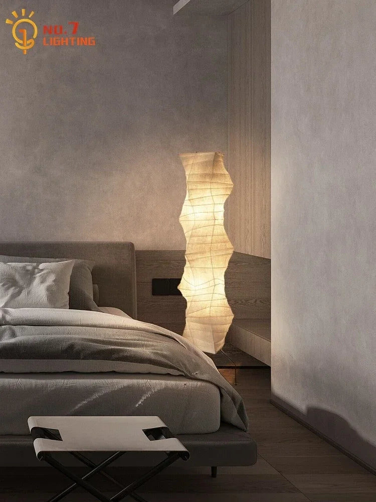 Noguchi Floor Lamp Janpanese Akari Stand Lights LED E27 Rice Paper Suspend Chandelier for Bedroom Living Room Hotel Stairs Loft