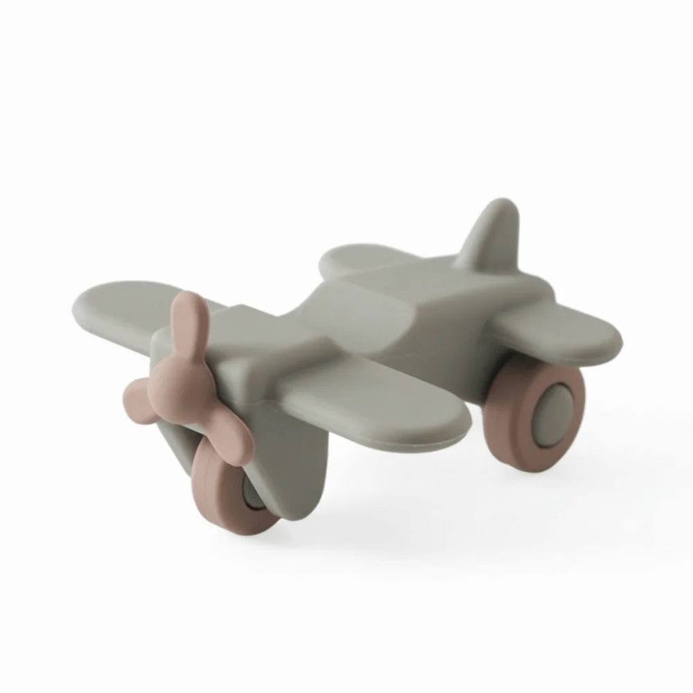 Hand-Eye Coordination Teether Silicone Teether Food Grade BPA Free Silicone Car Cartoon Baby Silicone Car Children