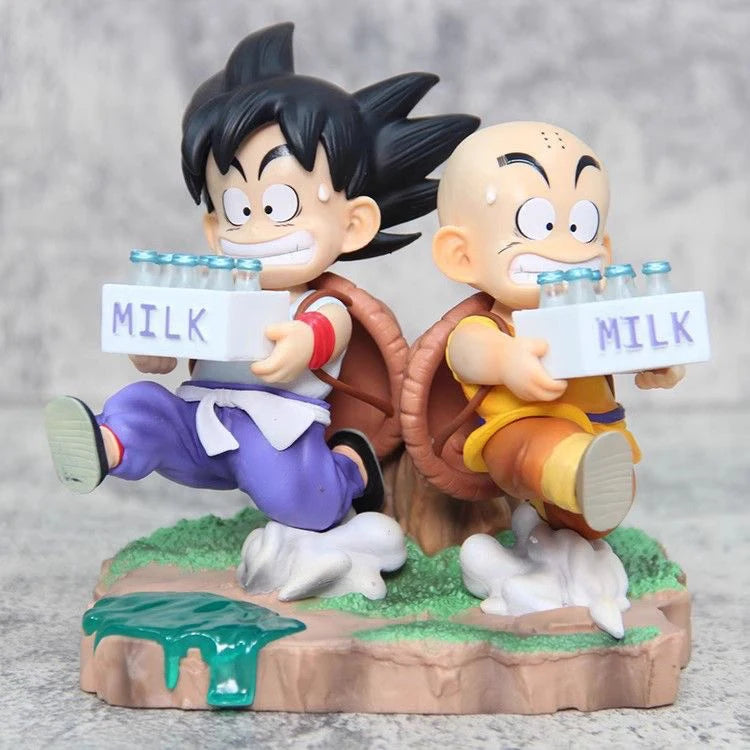 15cm Anime Dragon Ball Figure Goku and Krillin Action Figures Pvc Statue Collection Model Toys Gifts