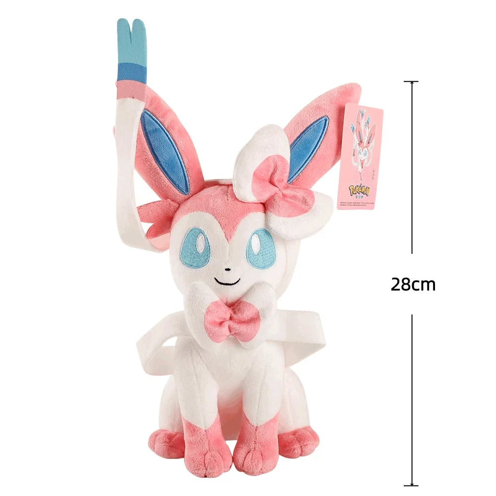 Pokemon Sylveon Plush Doll - Soft Touch Skin-Friendly Stuffed Toy, Safe Gift for Kids and Pokemon Fans