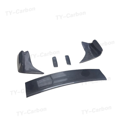 Real Carbon Fiber ST Style Rear Tail Spoiler Trunk Wing Lip Tuning Rear Roof Lip Spoiler Wing For Supra A90 2019-2023 BodyKits