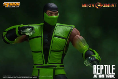 100% Original Box Storm Collectibles Mortal Kombat VS Series Reptile 1/12 Scale BBTS Transparent Arm In Stock Anime Figure Model