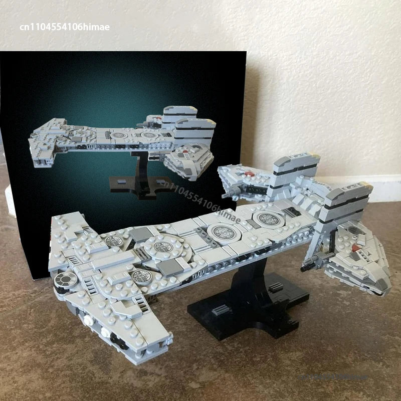 NEW Stars Thor's Bilskirnir Midi-Scale MOC Spaceship Military Building Blocks DIY War Battle Assemble Bricks Kids Toy Gift
