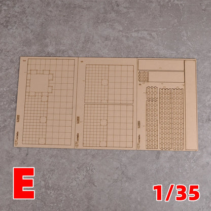 Assembly Architectural Model Miniature Sand Table Building Bungalow Railway Station Ticket Office Diorama Scale Model Kit 1/35