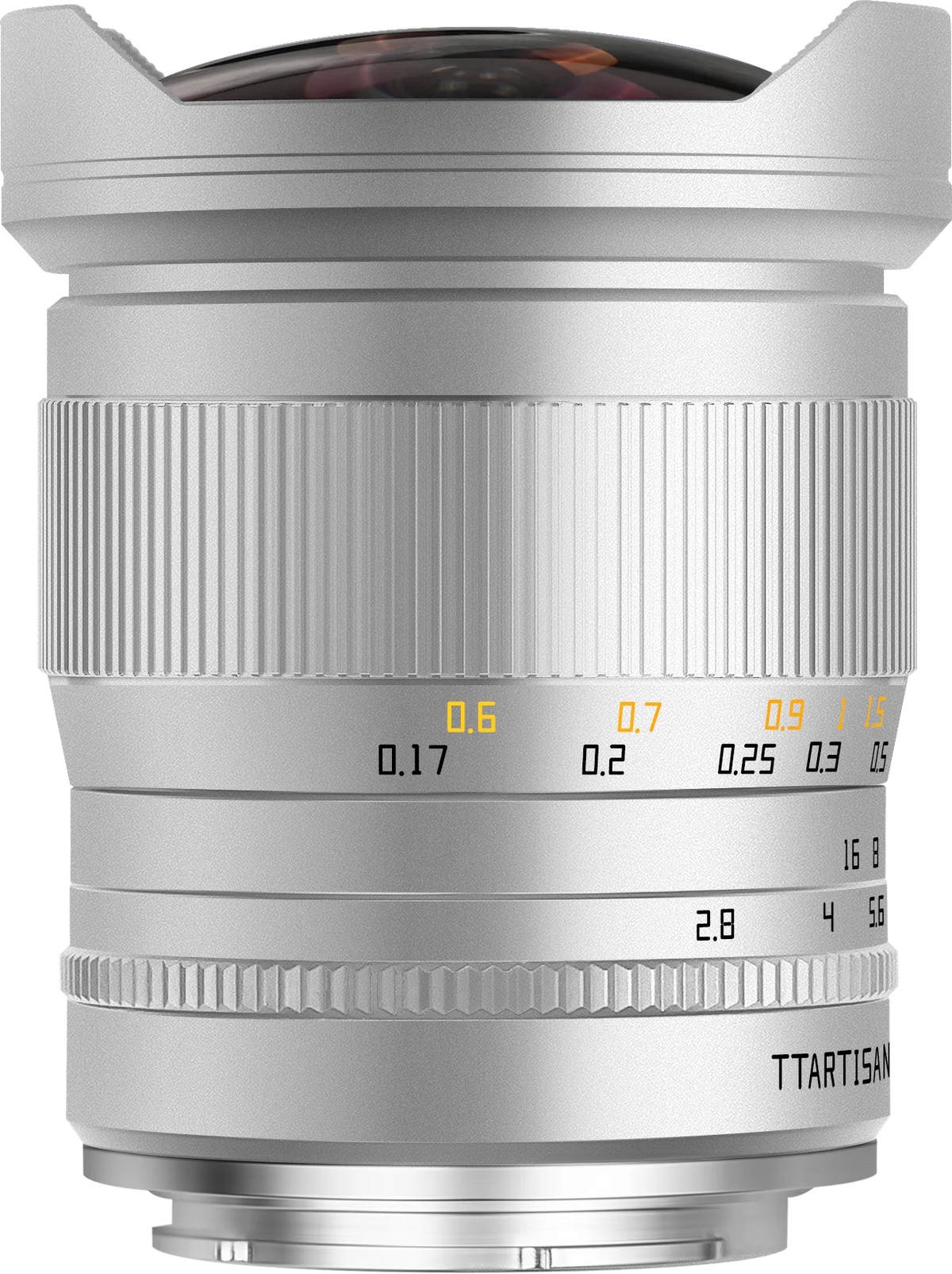 TTArtisan 11mm F2.8 Silver Full Frame Wide Angle Fisheye Lens for Sony E FE Nikon Z Canon EOS R Leica Sigma Lumix L DSLR Camera
