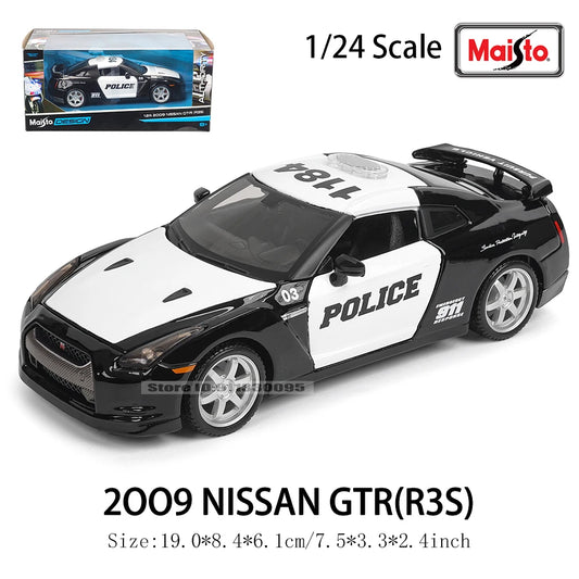 Maisto 1:24 2009 GTR 1973 Nissan Skyline 2000 GT-R alloy car model handicraft decoration collection toy tool gift die-casting