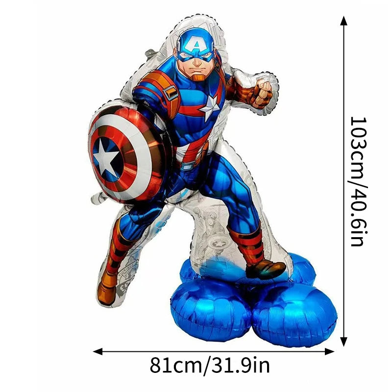 Hot Anime Figure Balloons Spiders Birthday Party Decoration Large Foil Ballons Halloween Cosplay Accessoreis Home Decor