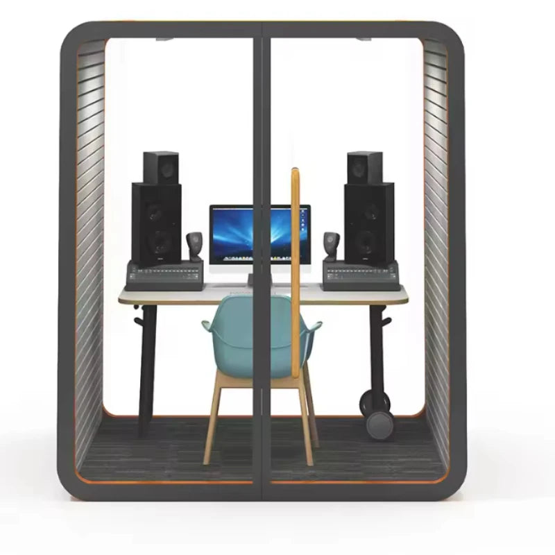 Sound Insulation Cabin Portable Quiet Work Pod For Home Office Remote Work Online Exam Voice Recording Practice