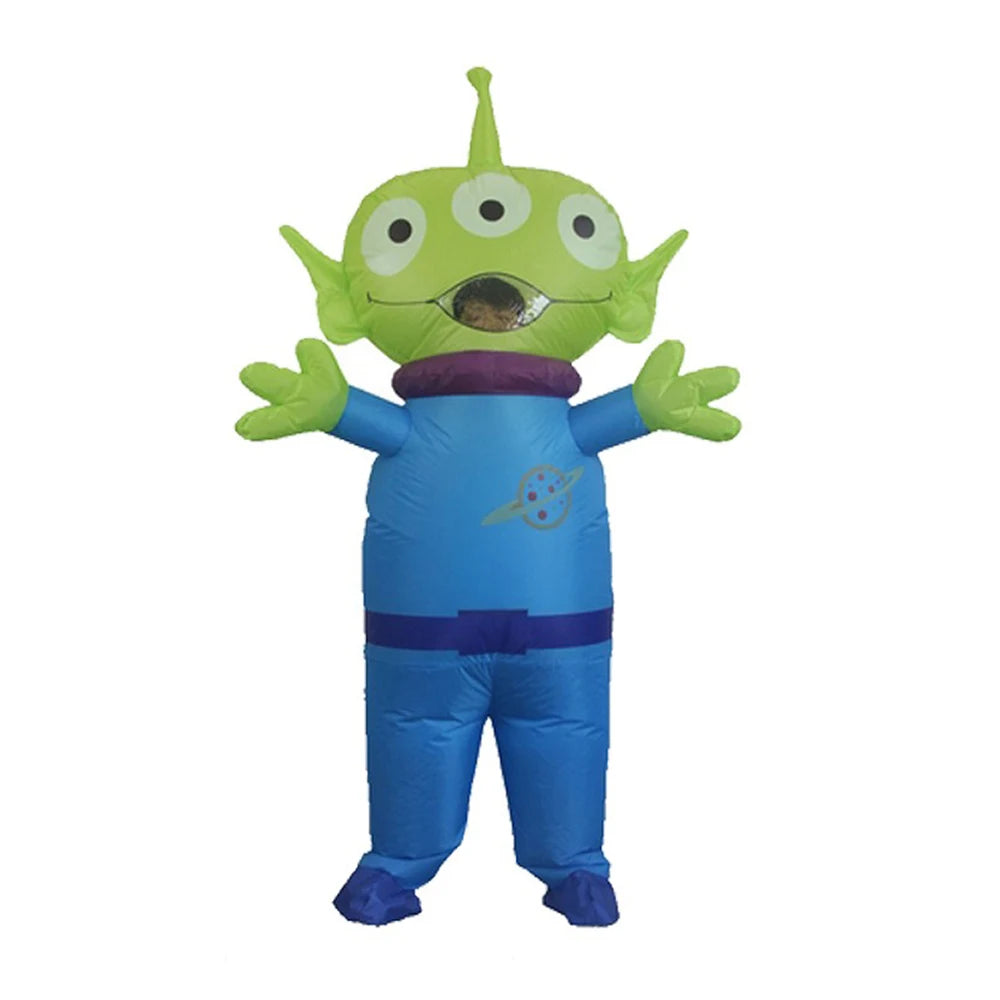 Three Eyed Alien Inflatable Suit Children's Day Parent-child Game Cartoon Doll Costume Performance Parade Cosplay Clothing Prop