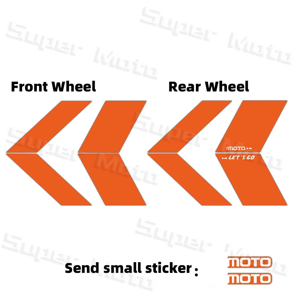 For 150nk150NK NK150 250NK 250SR 450NK 450SR 800NK Arrow Wheel Hub Stickers Accessories Rim Decoration Protection Decals