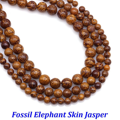 Natural Stone 4 6 8 10mm Round Leopardskin Jaspers Stone Spacer Loose Bead For Jewelry Making DIY Bracelet Needlework Accessorie
