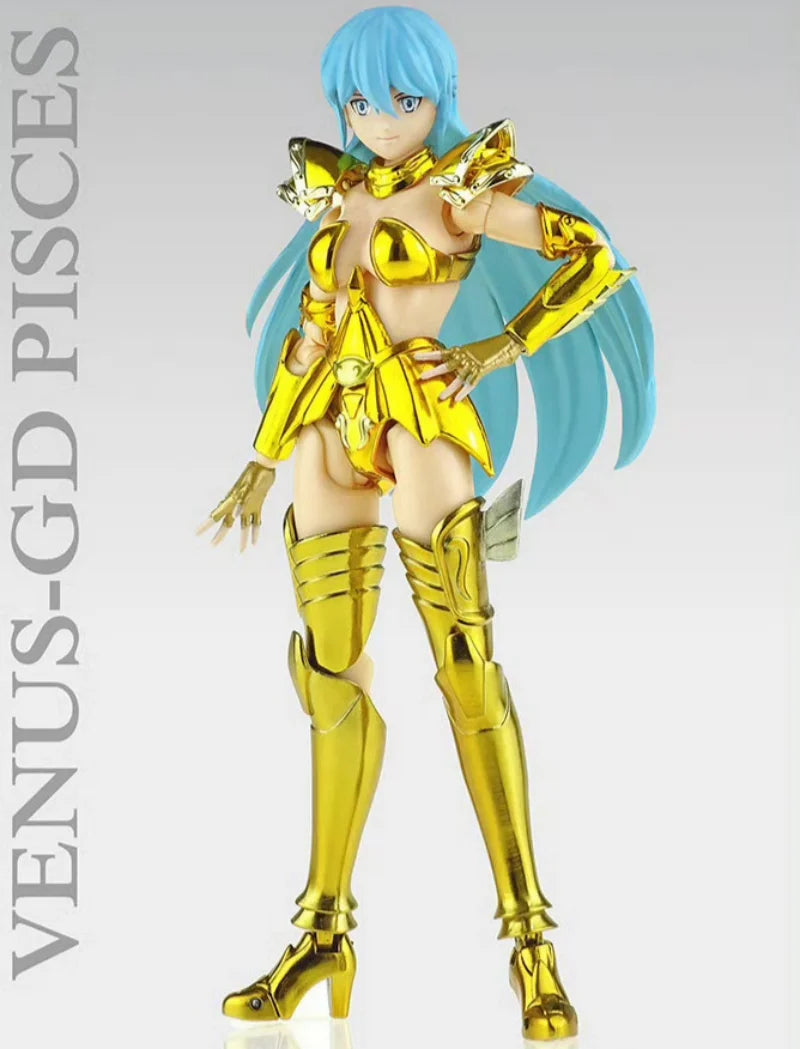 Great Toys/GT Saint Seiya Aries Dolores Pisces Venus Scorpio Geraldine Virgo Vena Sacred Pact Female Gold SaintsAction Figure