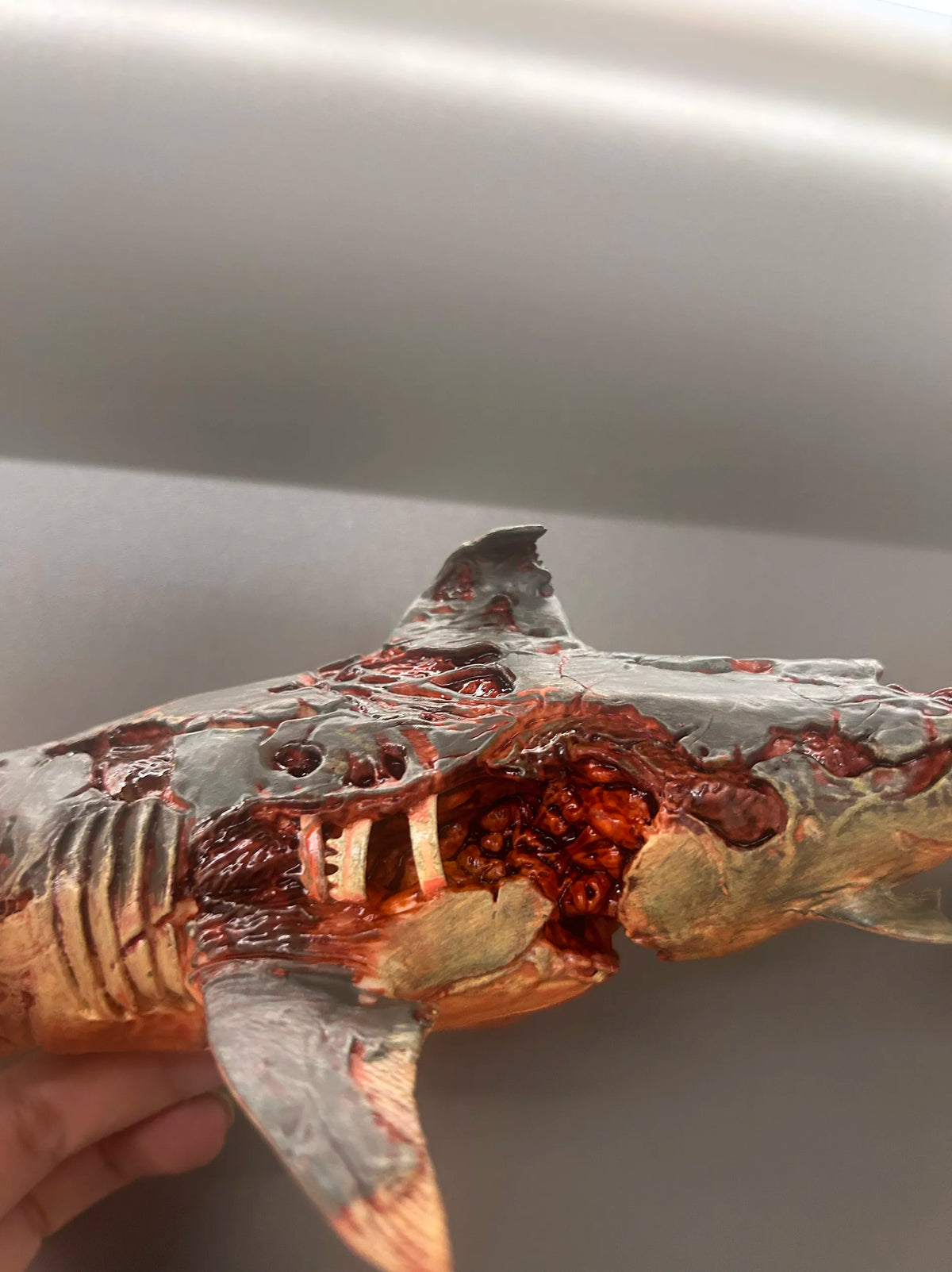 Bulk Cargo Zombie Shark Action Figure Authentic Biochemical Mutant Highly Detailed Collectible Desk Ornament For Horror Toy Fans