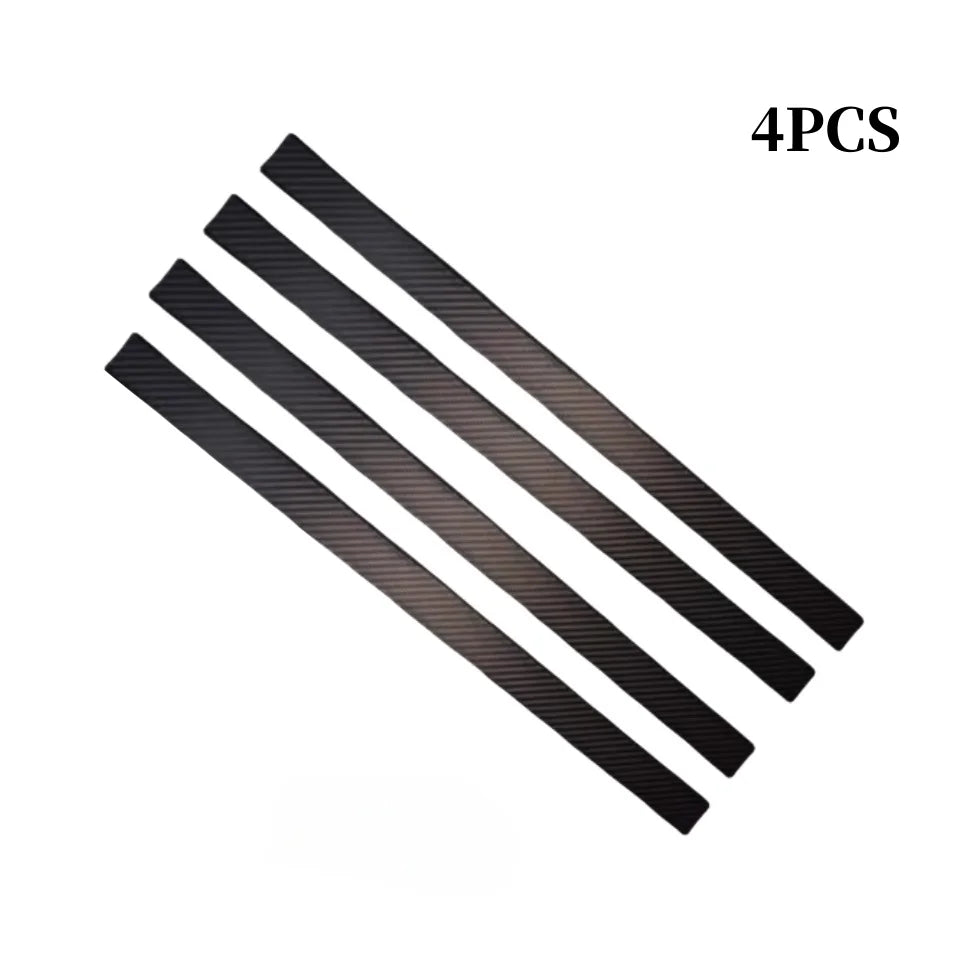 50CMx2CMx3CM Magnetic Car Door Anti Collision Protection Strip Carbon Fiber Car Sticker Decoration Body Anti-scratch Protector