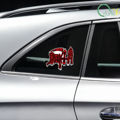 Creative Bloody Death Graffiti Dazzle Color Car Stickers Pvc Personality Body Windows Exquisite Waterproof Decal Decoration