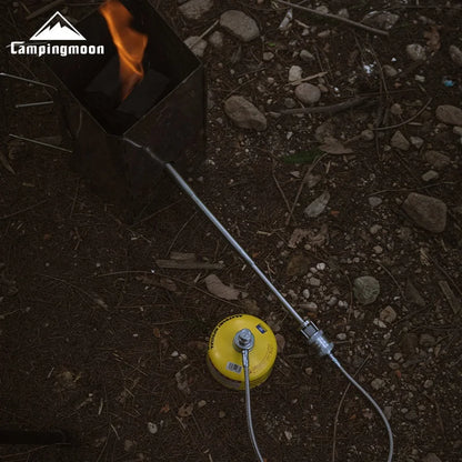 CAMPINGMOON XD-6-NE Stainless Steel Torch Spray Gun for Outdoor Camping Picnic Fire Making BBQ Carbon Spray Point