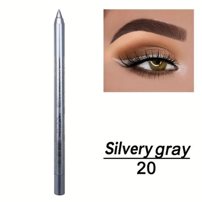 1pcs Waterproof Eyeliner Set with Glitter Effect, Includes Eye Shadow & Highlighter Pens, Colorful Makeup Kit for Stunning Looks