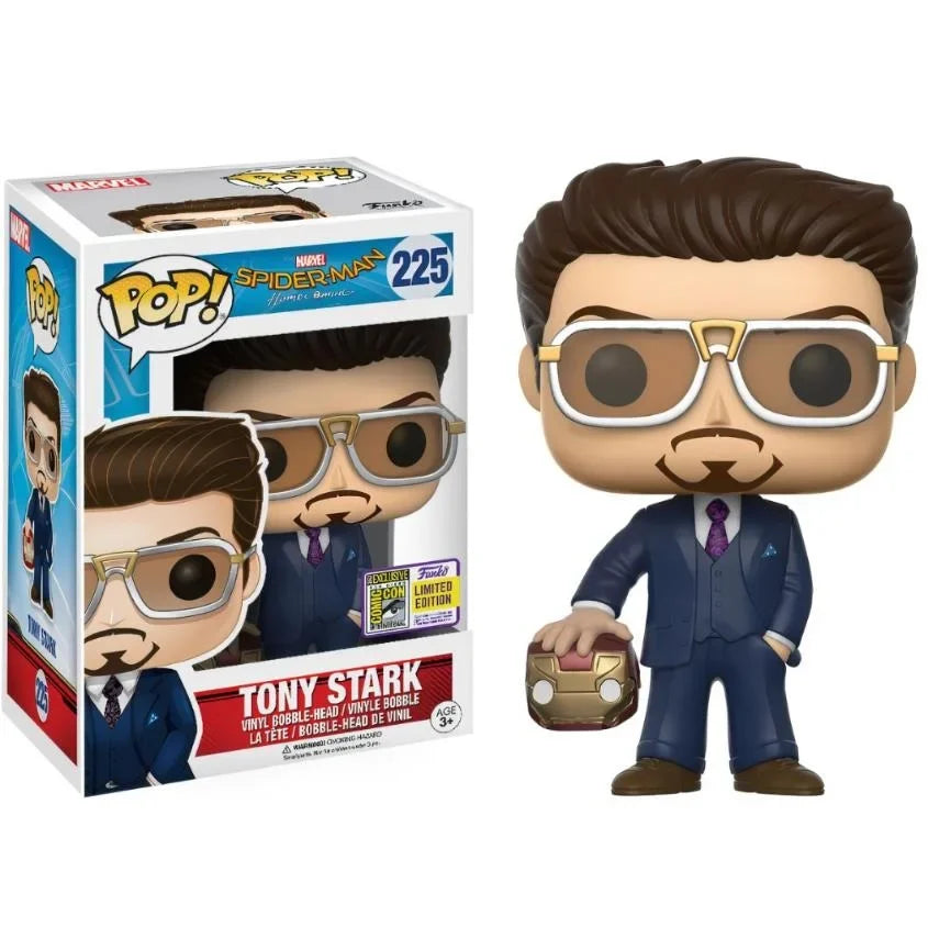 Funko POP The Avengers Tony Stark 225 Black Widow 454 Iron Man 304 Thanos Black Panther Thor Spiderman Figure Model Toy Kid Gift