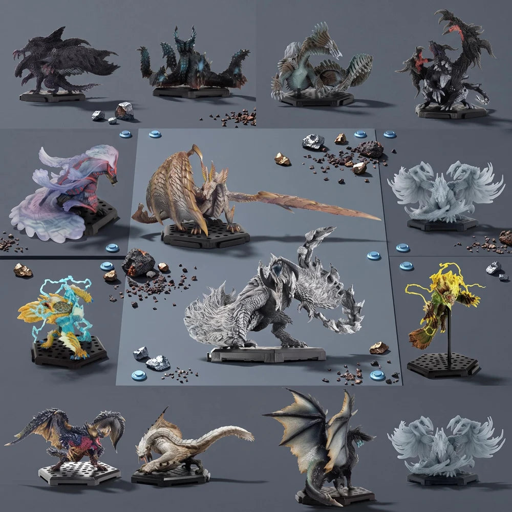 2027 Monster Hunter ARPG GAME Uth Duna‌ Guardian Arkveld Elder Rax Nergigante PVC Model Dragon Action Figure Kids Toy Gifts