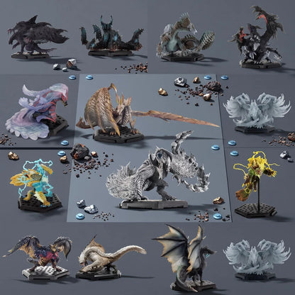 2027 Monster Hunter ARPG GAME Uth Duna‌ Guardian Arkveld Elder Rax Nergigante PVC Model Dragon Action Figure Kids Toy Gifts