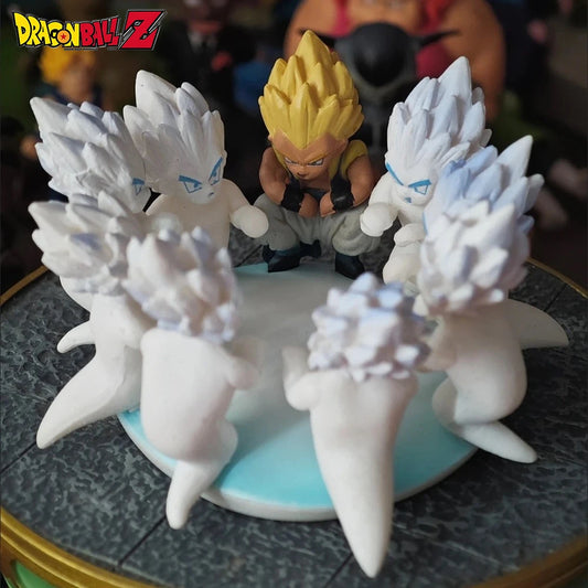 4.5cm/1.77in Anime Dragon Ball Figure Ghost Gotenks Action Figures Pvc Statue Desktop Ornamen Collection Model Toys Gifts