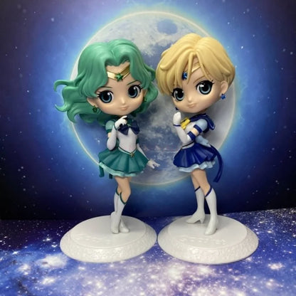 Prettyangel - Genuine Banpresto Q Posket Qposket Sailor Moon Cosmos The Movie Eternal Sailor Neptune Collection Figure Model Toy