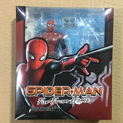 Marvel SHF Avengers Hero Spiderman Far From Home PVC Action Figure Model Doll Toys For Children Collectible Gift Toy 14cm