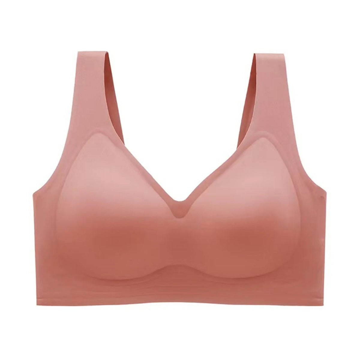 Multi-Color Solid Pattern Jelly Latex Girls' Bra Plus Size Adjustable Removable Steel Ring Everyday Spandex Marks Made