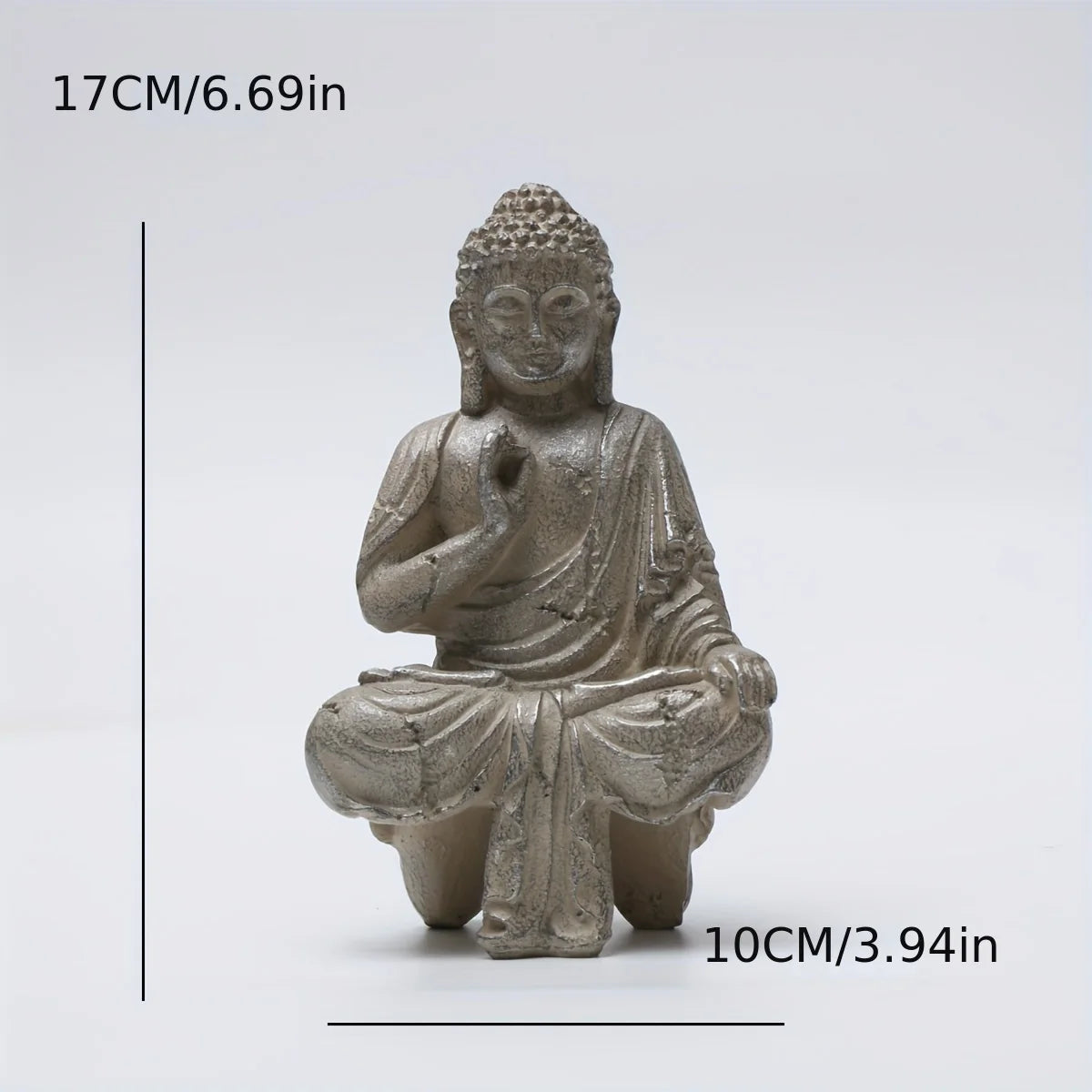 1 pcs Elegant Thai Buddha Statues & Sculptures - Enhance Home Decor with Peaceful Southeast Asian Resin Crafts; Ideal for Gifts
