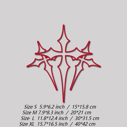 High-Quality Waterproof Three-Cross Stickers for Your Car Faith Expression in a Beautiful Design Automotive Decal