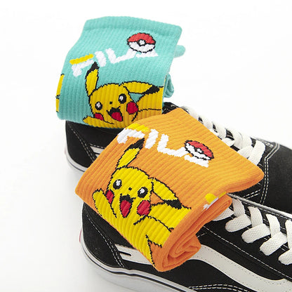 Bandai Cartoon Socks Men Women Christmas Halloween Hip Hop Street Fashion Inspired Novelty Funny Casual Crew Socks