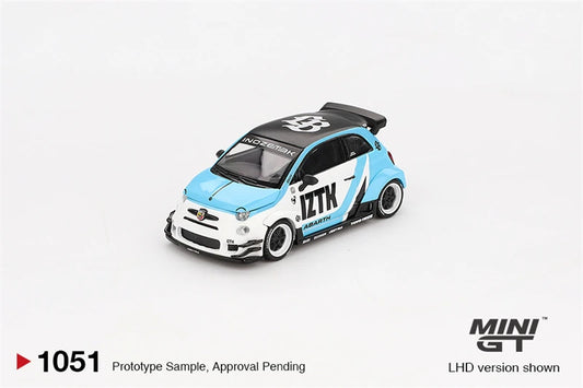 MINI GT 1:64 Abarth 595 IZTK / GR86 HKS TYPE R 2022 / DB5 /  78 NO.6 1977 Die-Cast Car Model Collection Miniature